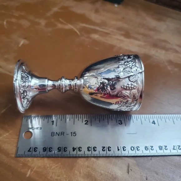 Mini vintage silver-plated Japan goblets - Picture 11 of 11